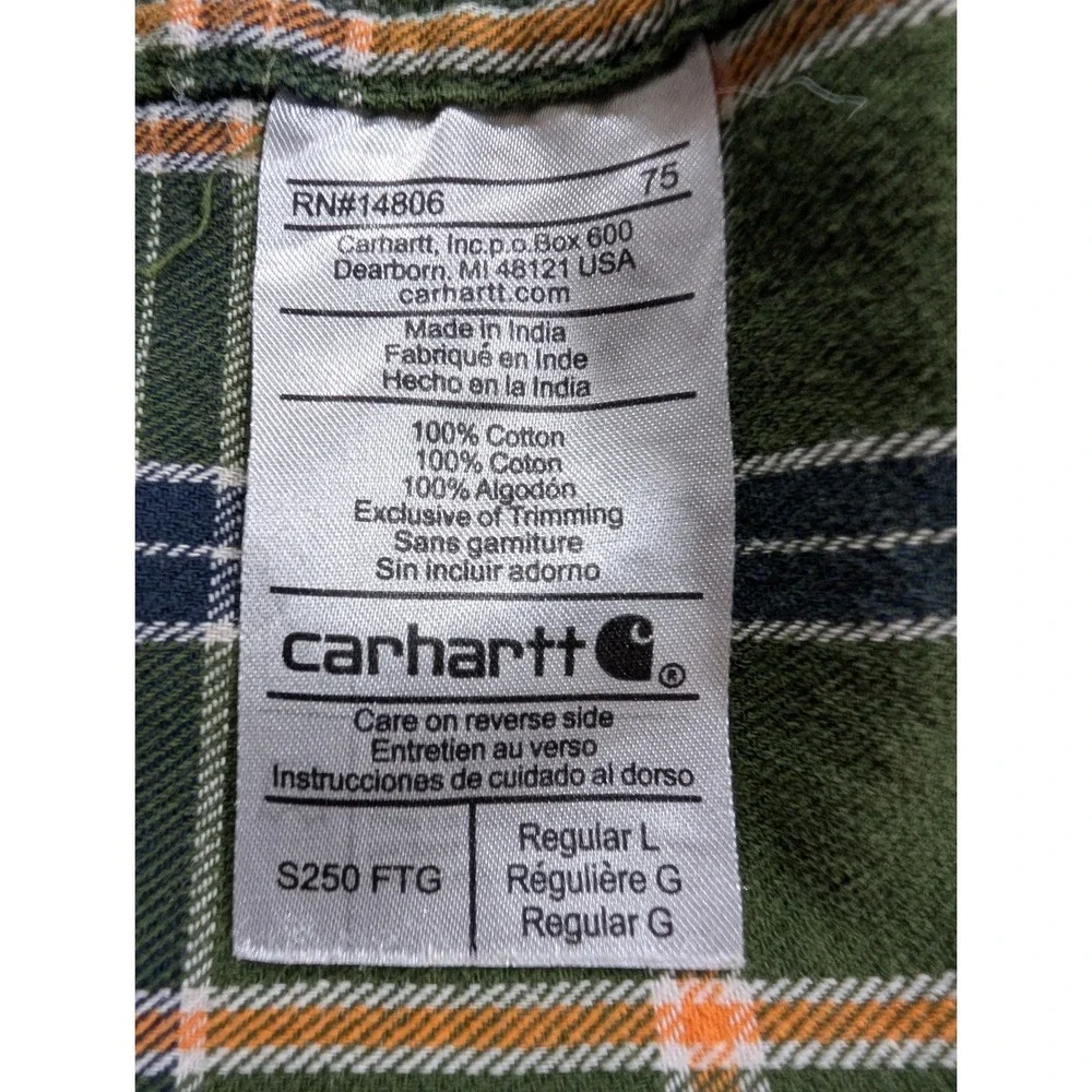 Carhartt flannel button